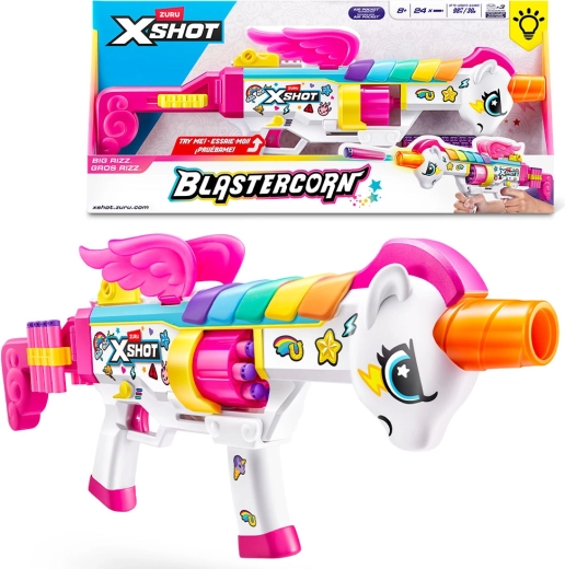 X-SHOT Blastercorn Series 1 Rizz – otroški penasti blaster (24 nabojev)