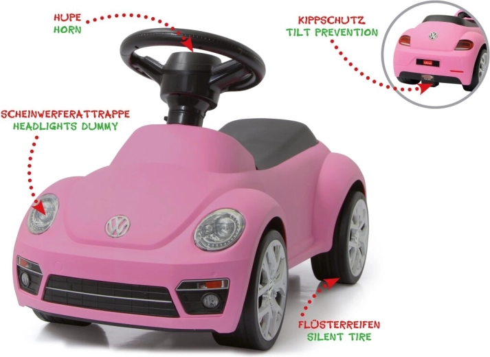 Odrivni avto Jamara Volkswagen Beetle roza