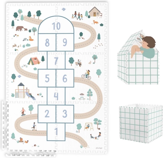 Play&Go Tiloo Eevaa igralna podloga in hišica hopscotch