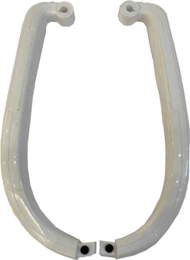 Backrest for Mercedes-Benz C-Class and Land Rover Discovery 3-in-1 ride-on cars, white