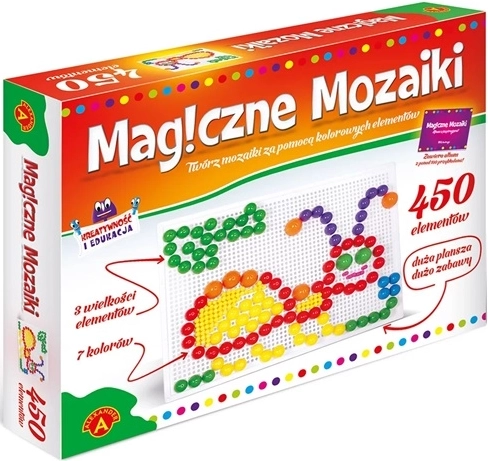 Čarobni mozaiki – ustvarjalni izobraževalni set 450 kosov
