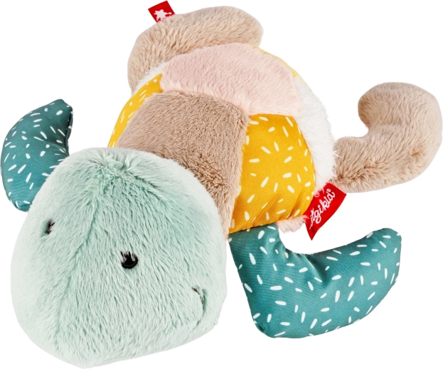 Sigikid patchwork plišasta želvica – prva ninica za dojenčka