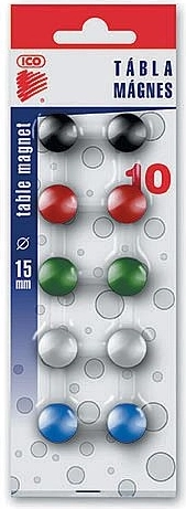 Magneti 15 mm, set 10 kos