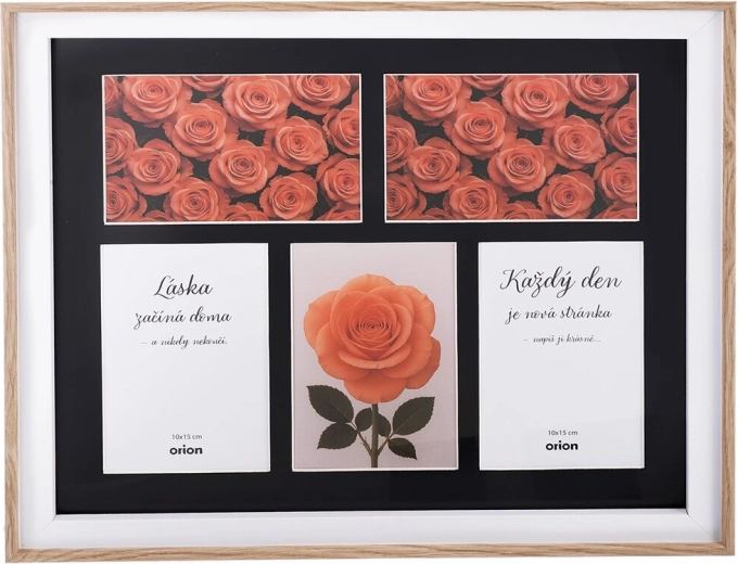 Lesen večokvir bež barve za 5 fotografij 10 × 15 cm, 40 × 34 cm