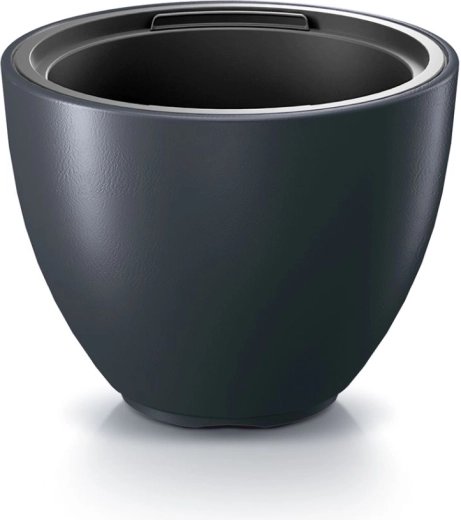 Cvetlični lonec z vložkom 46,9 cm antracit HEOS