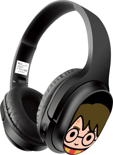 Wireless stereo headphones with microphone Harry Potter, multicolored
