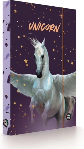 Škatla za zvezke A4 Jumbo Unicorn Pegas