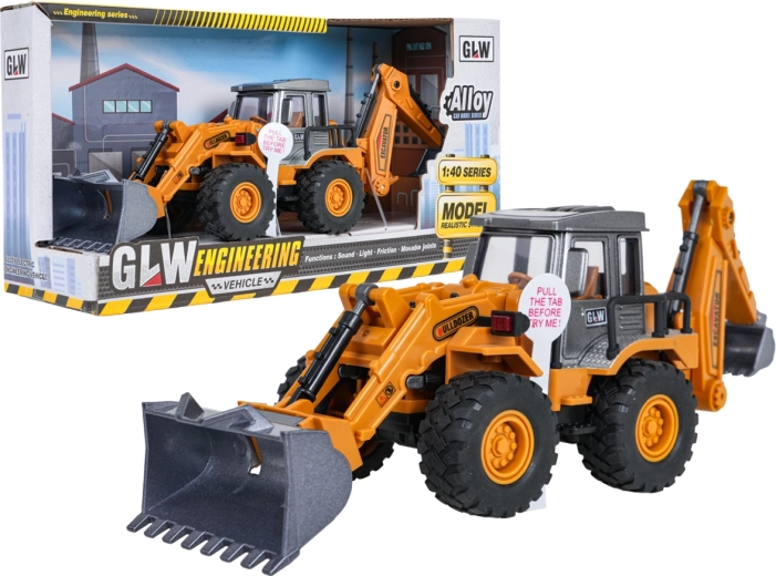 Children's Excavator with Lights and Sound in 1:40 Scale