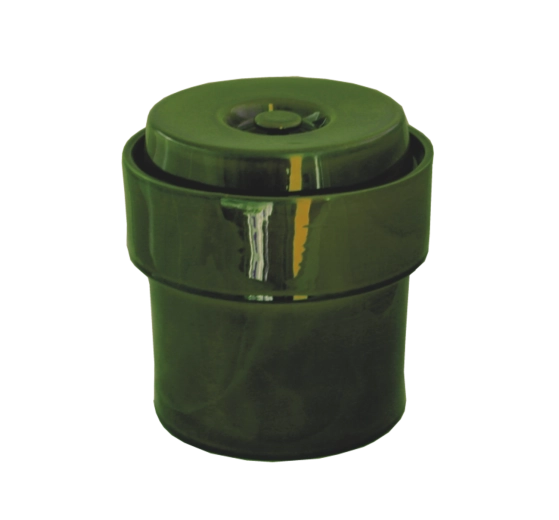 Keramični hermetični lonec 5 l zelen