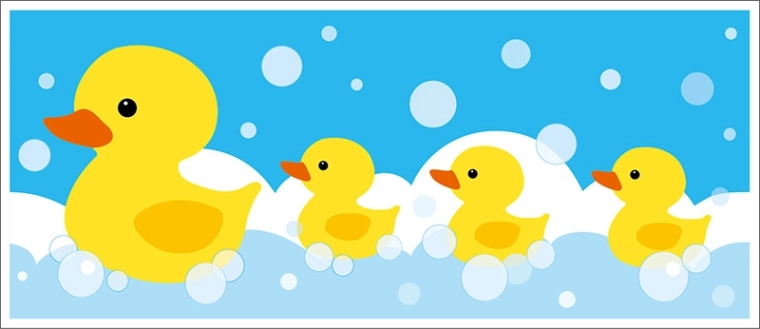 Dekorativne nalepke Račka