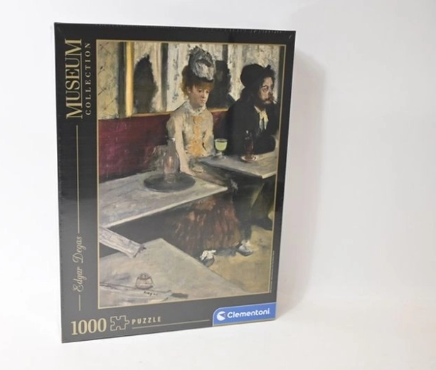 Sestavljanka Clementoni Museum Collection Edgar Degas: Dans un café (L’Absinthe) 1000 kosov