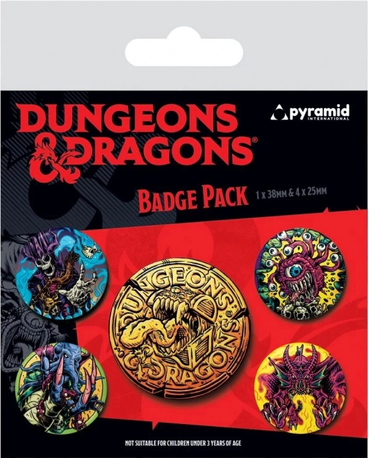 Set značk DUNGEONS & DRAGONS
