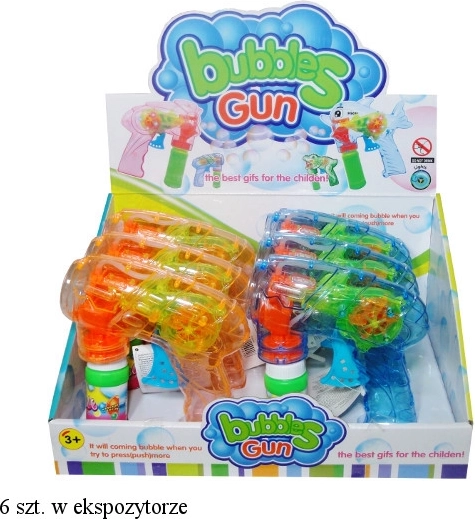 Pištola za milne mehurčke z lučko