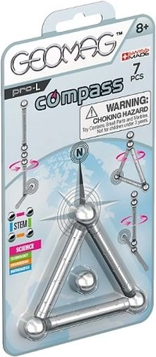Trefl Geomag Pro-L komplet magnetnih gradbenih elementov kompas – 7 delov
