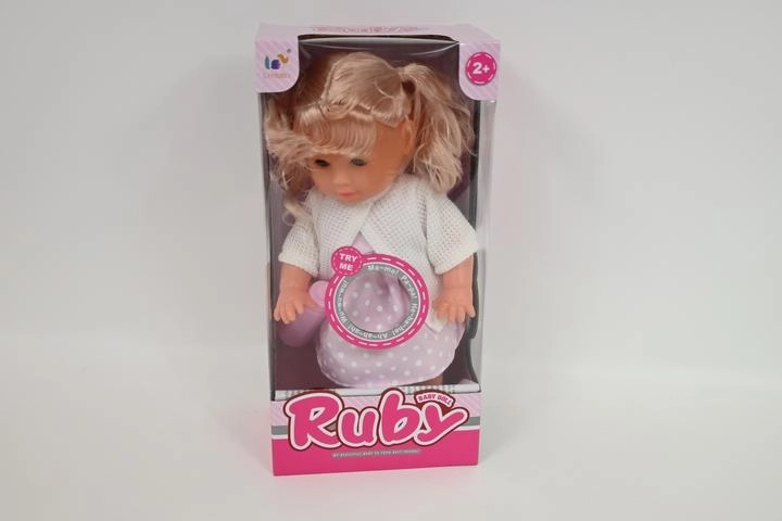 Ruby interaktivna punčka 30 cm s stekleničko