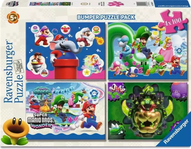 Ravensburger sestavljanka Super Mario 4×100 kosov