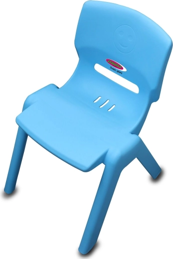 Otroški stol Smiley, moder