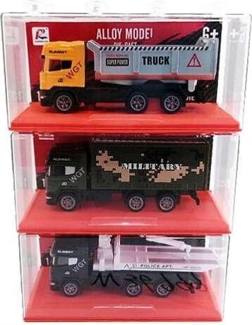 Kovinski mini tovornjak 11 cm v škatlici (mešanica 14 vrst) - 1 kos