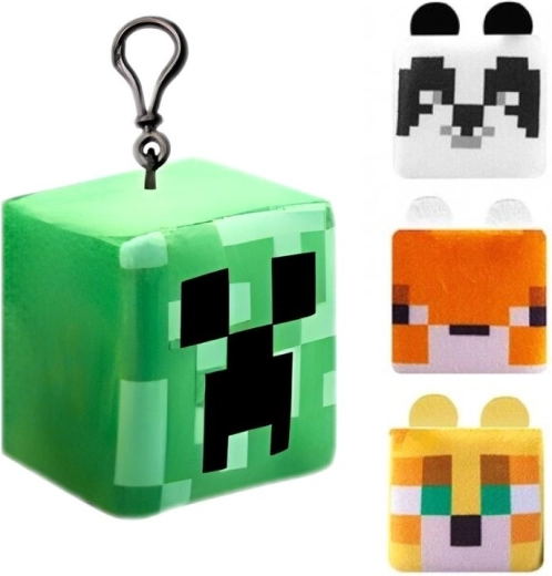 Minecraft plišasta kocka – obesek s sponko