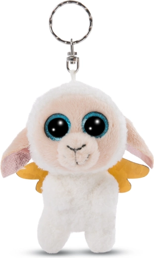 Nici Glubschis plush keychain Angel Sheep Nalla 9 cm