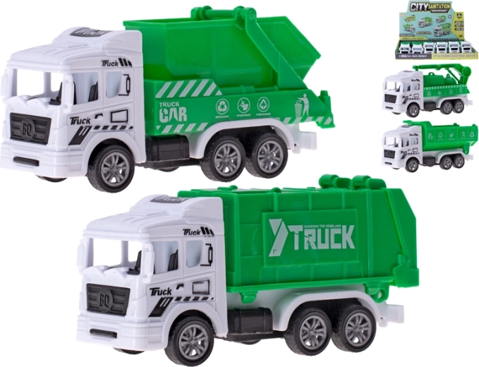 Set smetarskih vozil z vzvratnim pogonom 12 cm