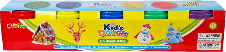 Modelirna masa – komplet 5 lončkov