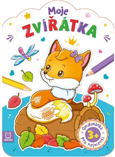 Moje živalice – pobarvanka za najmlajše - 1 kos
