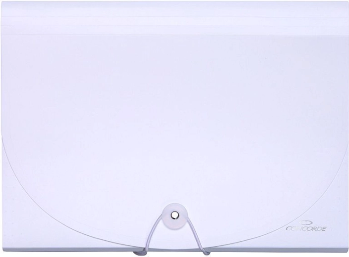 Mape za dokumente z elastiko A4, 7 žepov, bela