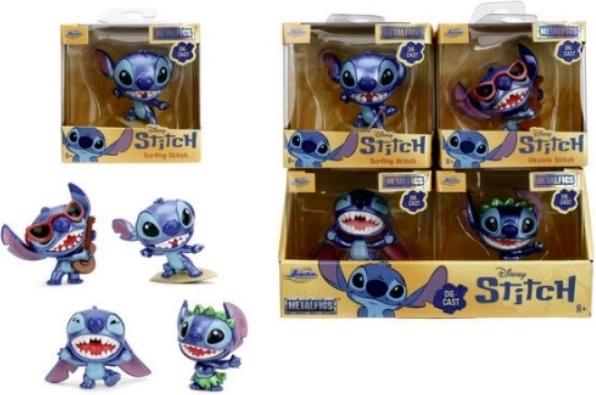 Jada Toys kovinska zbirateljska figurica Stitch 6,5 cm