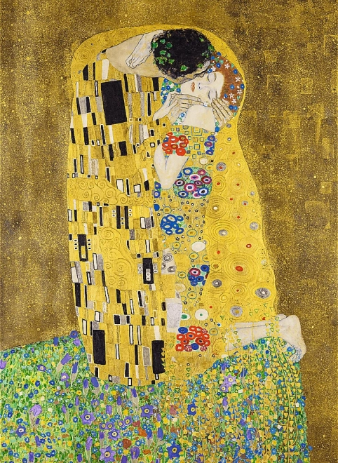 Lesene sestavljanke Gustav Klimt - Poljub 200 kosov