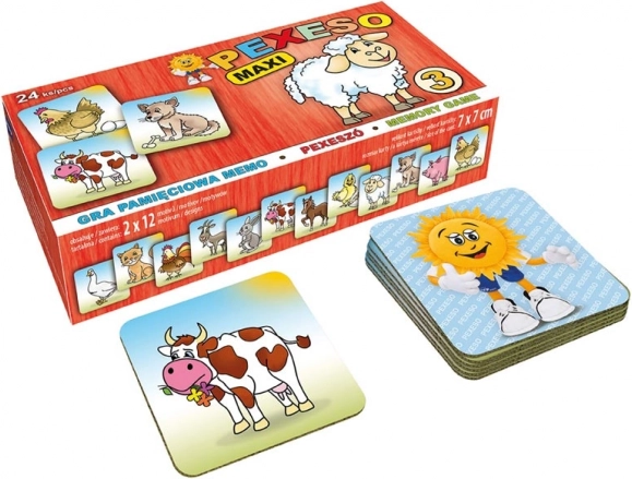 pexeso mfp lux – živali na dvorišču