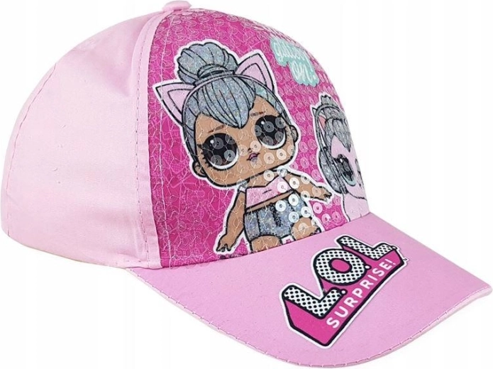 LOL Surprise pink cap with sequins - 1 piece