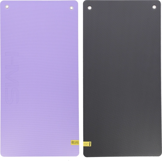 Studijska fitnes podloga z ušesi HMS Premium, vijolična