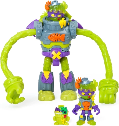 SuperThings Trasher Superbot robot Power Arms figurica Zlikovci s priborom
