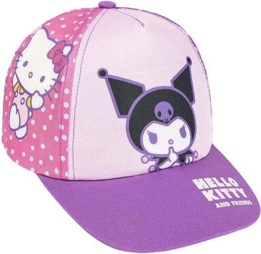 Kapa s ščitnikom Hello Kitty Kuromi