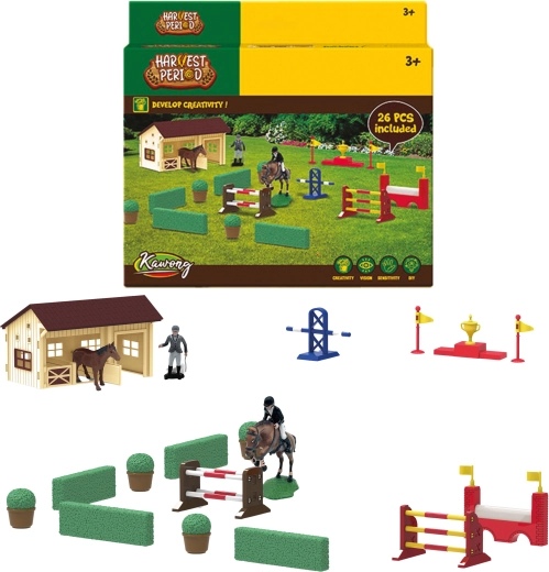 Farm Service jahalni športni set Parkur 26 kos
