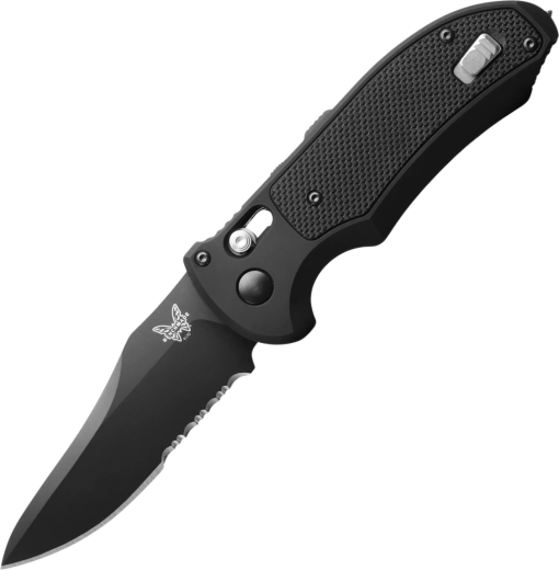 Avtomatski reševalni nož Benchmade Auto Triage s črnim rezilom