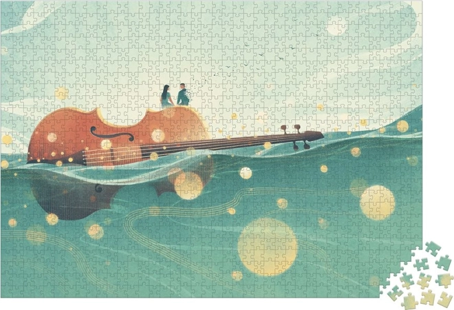 Janod Uganka Plavajoče Gosli 1000 Kosov