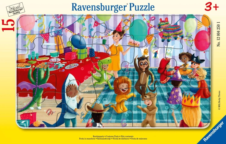 Ravensburger sestavljanka Pustna zabava 15 koščkov