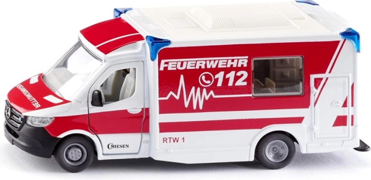 Siku reševalno vozilo MERCEDES-BENZ Sprinter tip C z lučjo in sireno