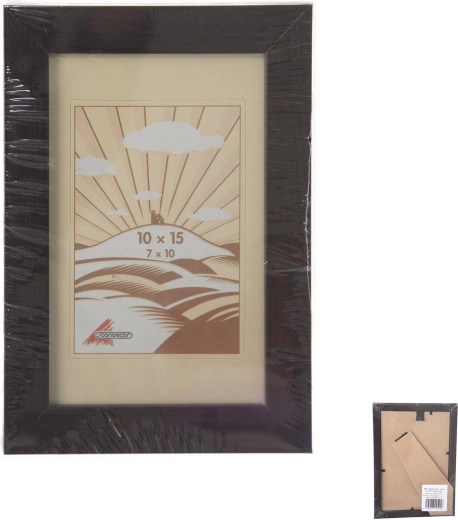 Lesen foto okvir temno rjav 10 × 15 cm