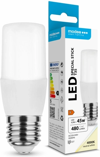 LED žarnica Modee Lighting Special Stick T35 4,9 W E27, nevtralno bela, 480 lm