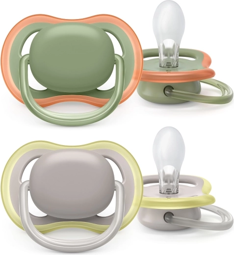 Philips Avent duda Ultra Air, 6–18 mesecev, silikon, 2 kos