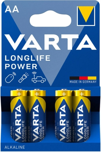 Varta Longlife Power alkalne baterije AA, 4 kosi