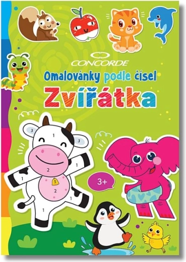 Pobarvanke po številkah Concorde – živalice