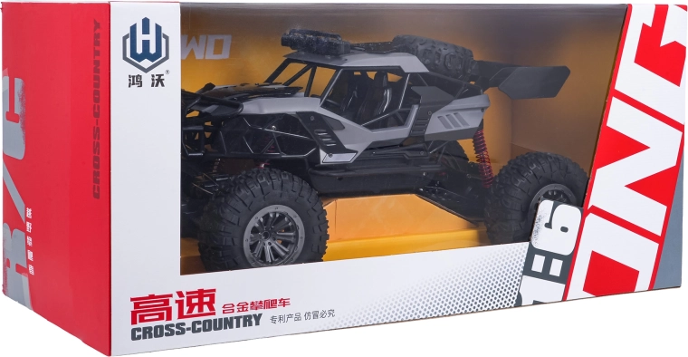 R/C terenski crawler Monster, črn, v merilu 1:6
