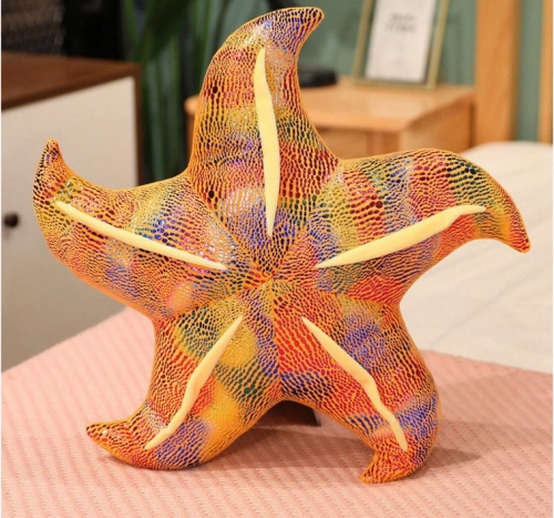 Plišasta rumena zvezda blazina 45 cm