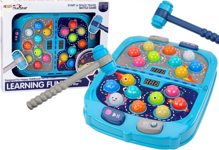 Arkadna igra Wack A Mole Space 9 stopenj hitrosti Luči Zvoki