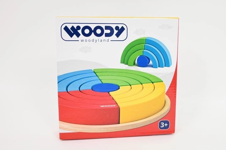 Woodyland sestavljivi mavrični krogi
