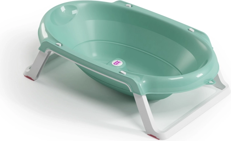Ok Baby zložljiva protizdrsna kadica Onda slim 0–12 mesecev sky blue